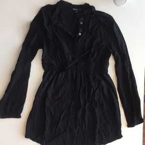 Gap black long sleeve dress shirt